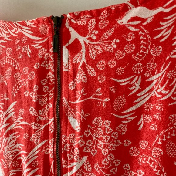 OLD NAVY | Orange dress with cute forest pattern, NWT - Picture 8 of 9